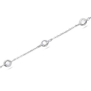 BRACELET ARG RHO OXYDES SERTI CLOS