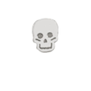 BO DE NEZ OR GRIS375 TETE MORT 9k
