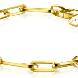 BRACELET ARG/PLAQUE MAILLE CHEVAL ALTERNEE