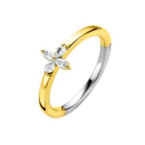 BAGUE ARGENT 925 BICOLORE