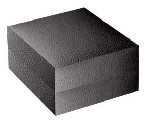 B.O. 6 X 6,5 + 3,6CM ASPECT CUIR GRIS - INT GRIS CLAIR