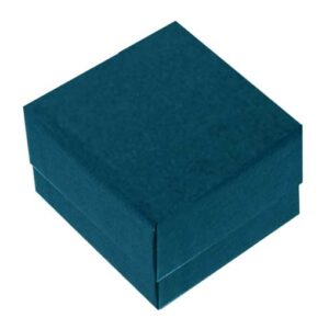 BAGUE F, 4,7X5,5+3,3 NATURE BLEU PETROLE MOUSSE NOIRE