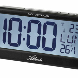 R.LCD RC RECTANGLE NOIR ECLAIRAGE BLEU