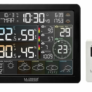 STATION METEO J+4 WIFI RECTANGLE NOIR